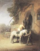 REMBRANDT Harmenszoon van Rijn The good Samaritan (mk33) oil painting picture wholesale